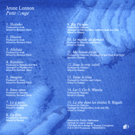 Petit Angeページ Petit Ange | Jeune Lennon | Promesses