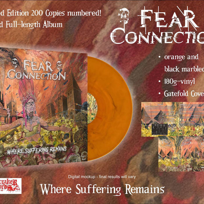 Where Suffering Remains – Limited Edition orange/black marbled 180g vinyl