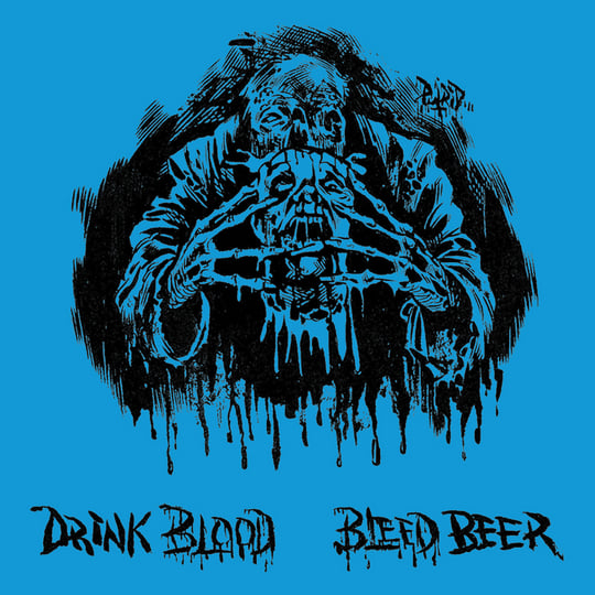 Drink Blood Bleed Beer Koozie | HORROR PAIN GORE DEATH | HPGD