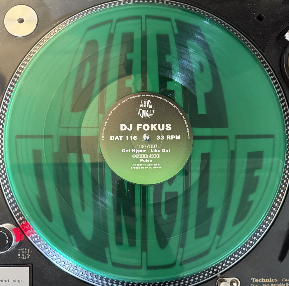 DAT116 DJ Fokus - Pulse / Get Hyper / Like Dat | DJ Fokus | Deep