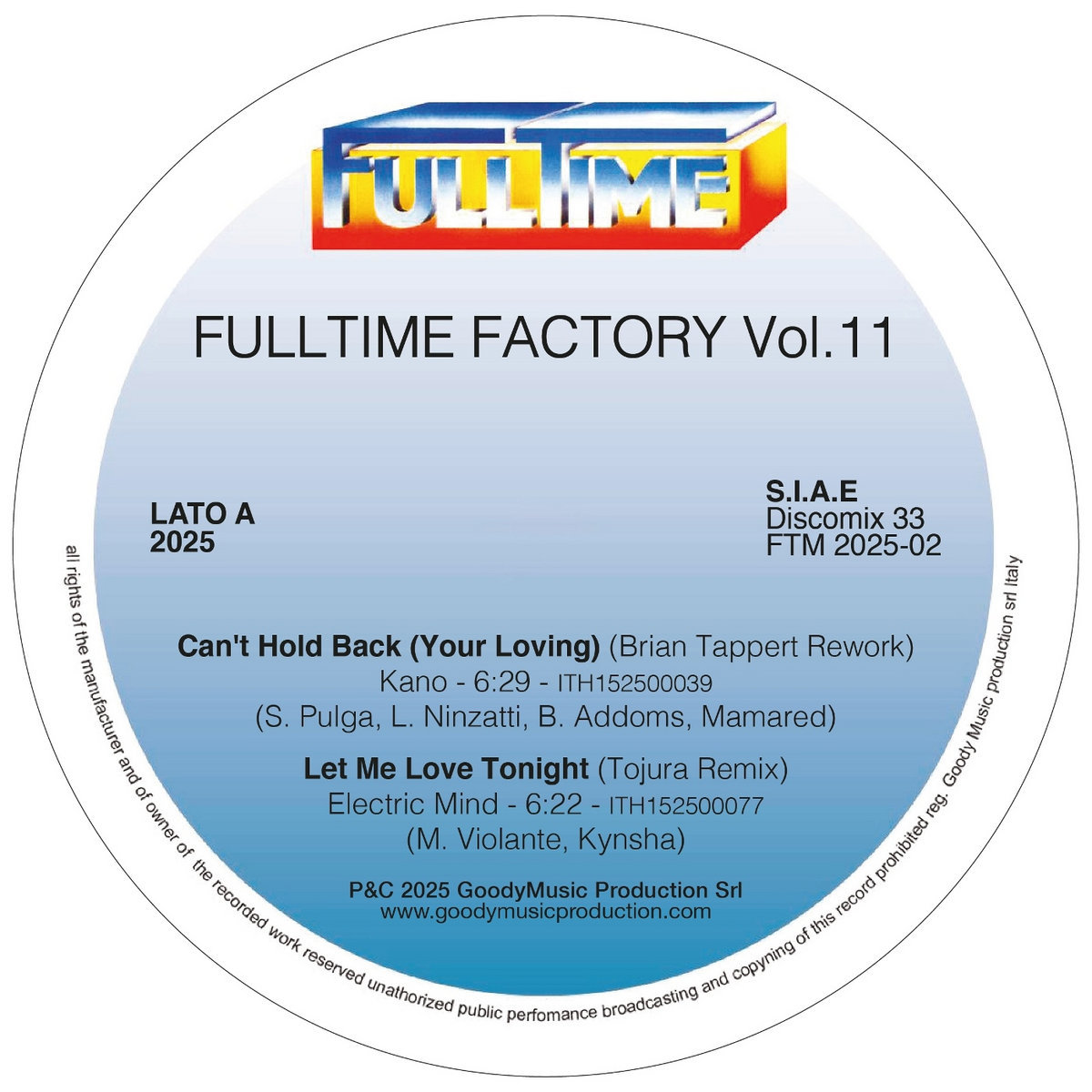 FULLTIME FACTORY Vol.11 | Kano, Electric Mind, Maurice McGee, DFX