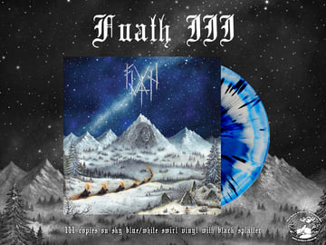 UK ONLY - III LP - Sky Blue, White Swirl, Black Splatter, image 1