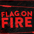 Flag On Fire photo