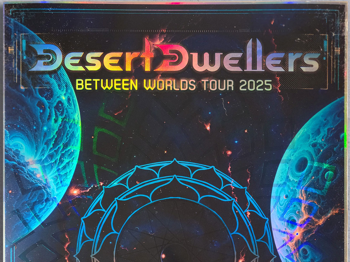 アート・デザイン・音楽 WORLD RESIDENTIL DESIGA Between Worlds Holographic Poster | Desert Dwellers