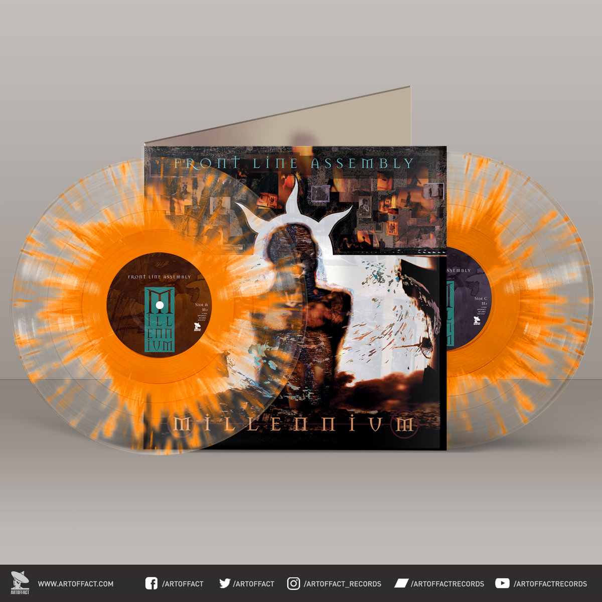 FLA: Millennium Splatter 2LP Vinyl | Front Line Assembly