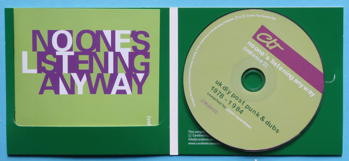 No-Ones Listening Anyway - UK DIY Post Punk & Dubs 1978-1984