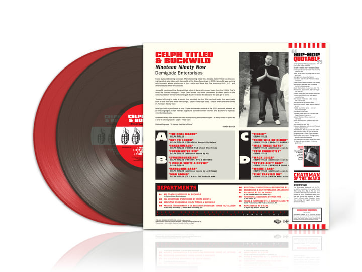 CELPH TITLED & BUCKWILD ‎ Celph Titled & Buckwild - Nineteen Ninety Now (Cassette)