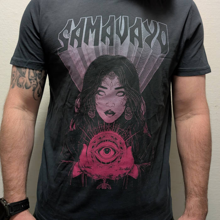 T-shirt "Wizard Woman" india ink, eco, fair wear (unisex)