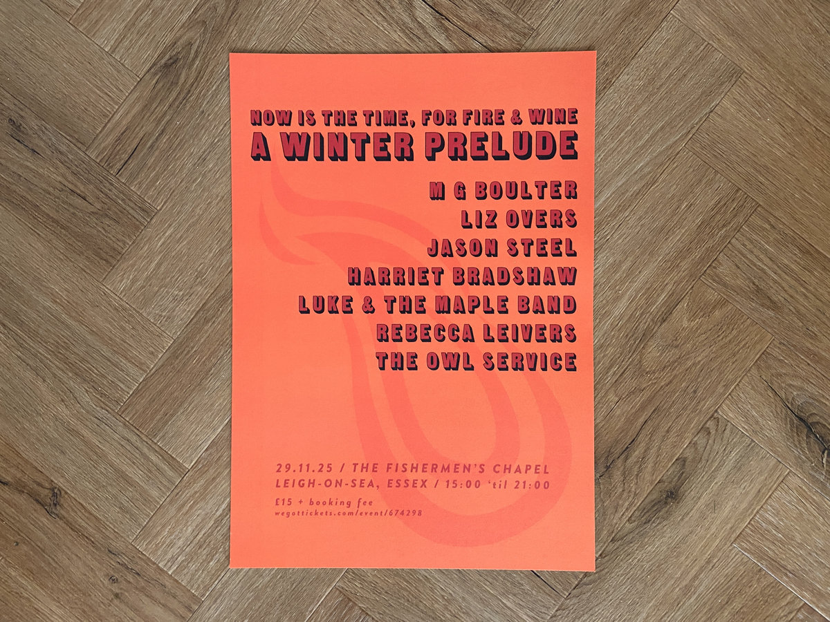 A WINTER PRELUDE A3 GIG POSTER | The Owl Service