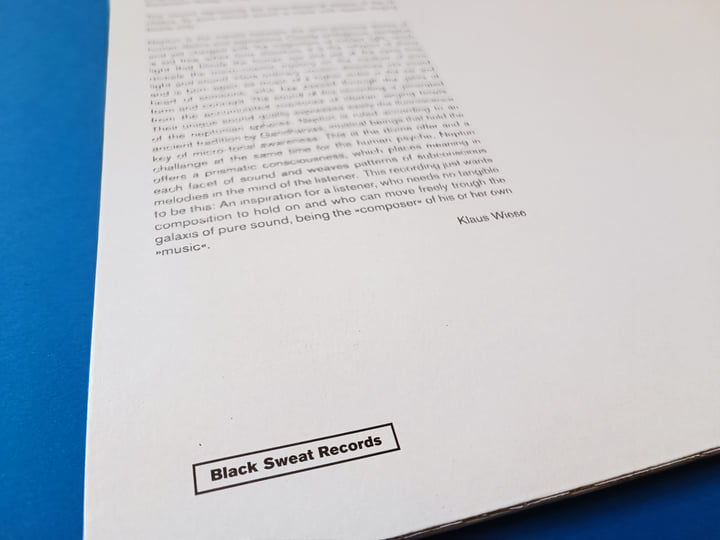 Uranus | Klaus Wiese | Black Sweat Records