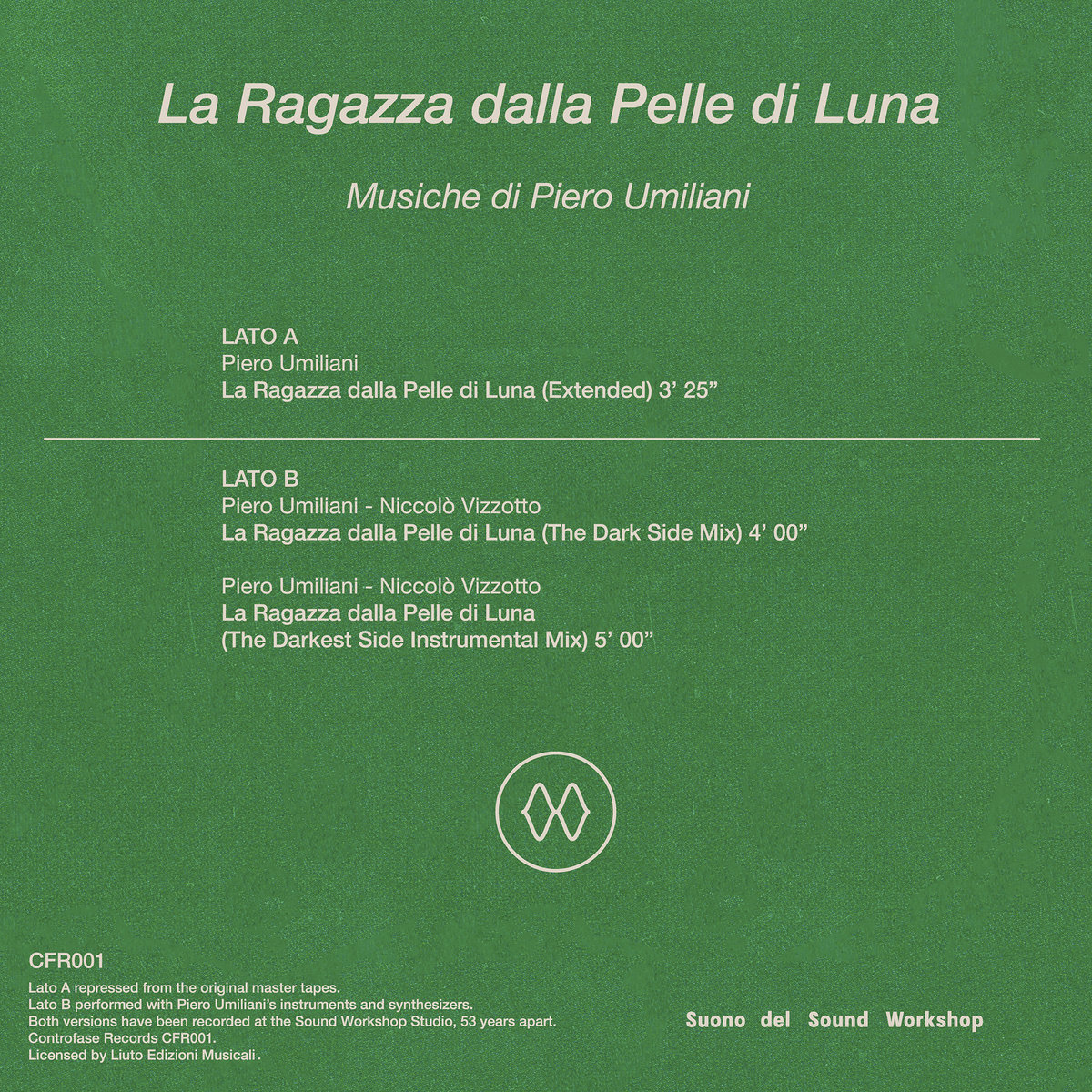 La Ragazza dalla Pelle di Luna | Piero Umiliani | Controfase Records