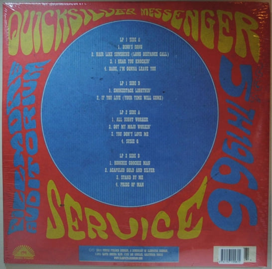 Fillmore Auditorium - November 5, 1966 | Quicksilver Messenger Service