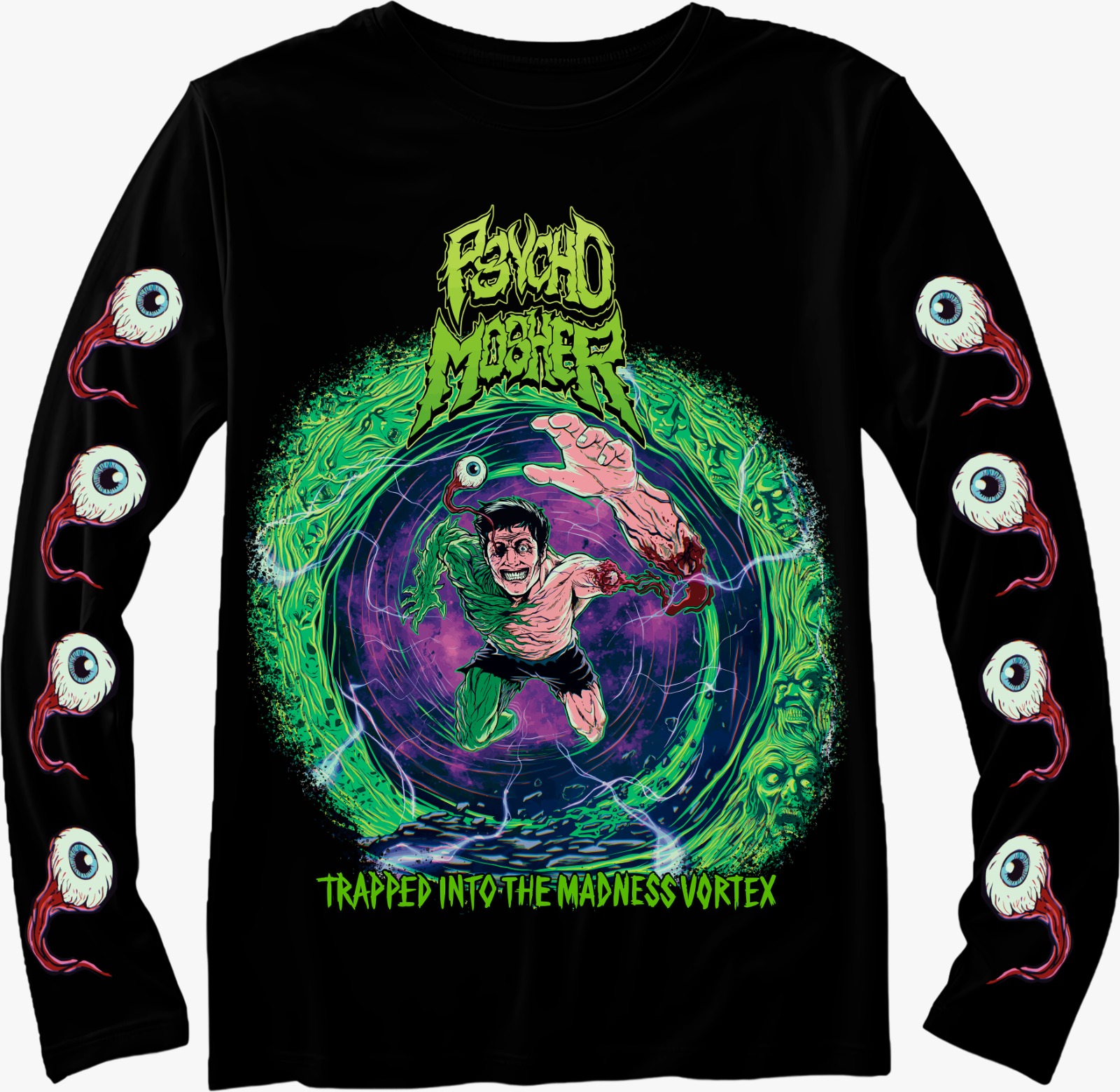 Longsleeve — Trapped Into the Madness Vortex