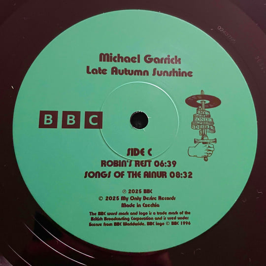 Late Autumn Sunshine | Michael Garrick | My Only Desire Records