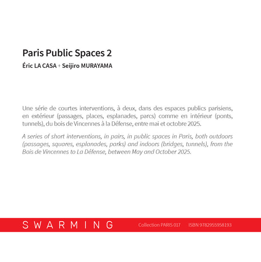 Paris Public Spaces 2 | Eric La Casa + Seijiro Murayama | éric la casa