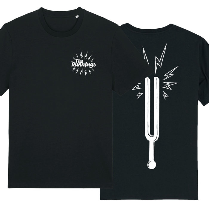 The Runnings ‘TUNING FORK-SHIRT’ black (unisex)