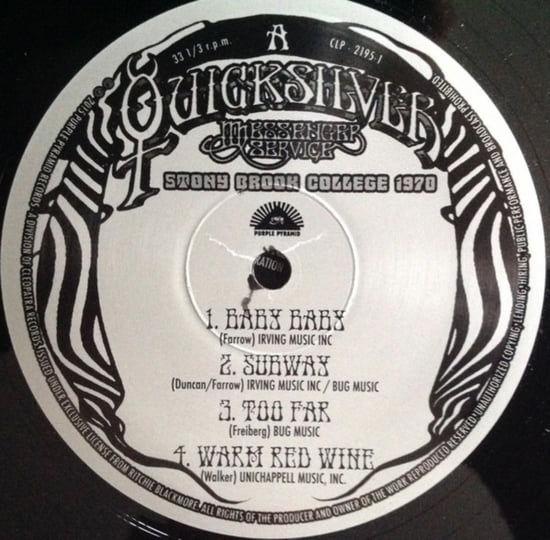 Stony Brook College, New York 1970 (Live) | Quicksilver Messenger