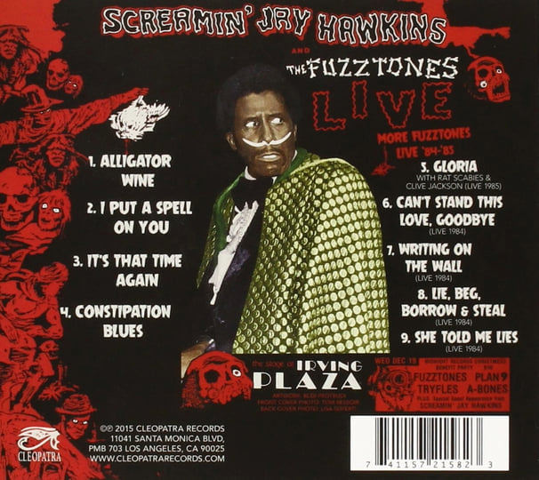 RockTron CottonMouth Fuzz(絶版) Live | Screamin' Jay Hawkins & The Fuzztones | The Fuzztones