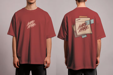 Classic der Dicke &amp; Funky Notes - Hard Work - Oversize Shirt, image 1