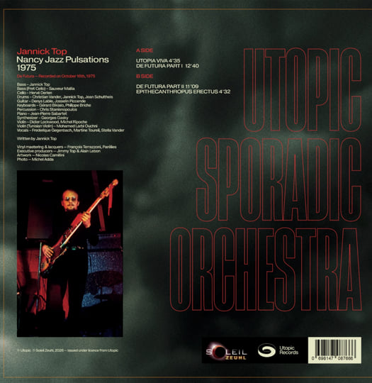 Utopic Sporadic Orchestra (Signed LP by the Artist) | Jannick Top