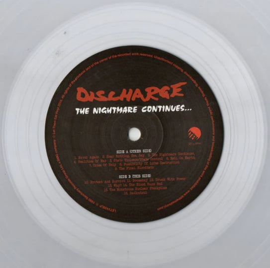 Live - The Nightmare Continues (Physical Copy Only) | Discharge