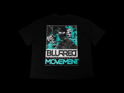 BLURRED BLACK OVERSIZED TEE from BLURREDMOVEMENT