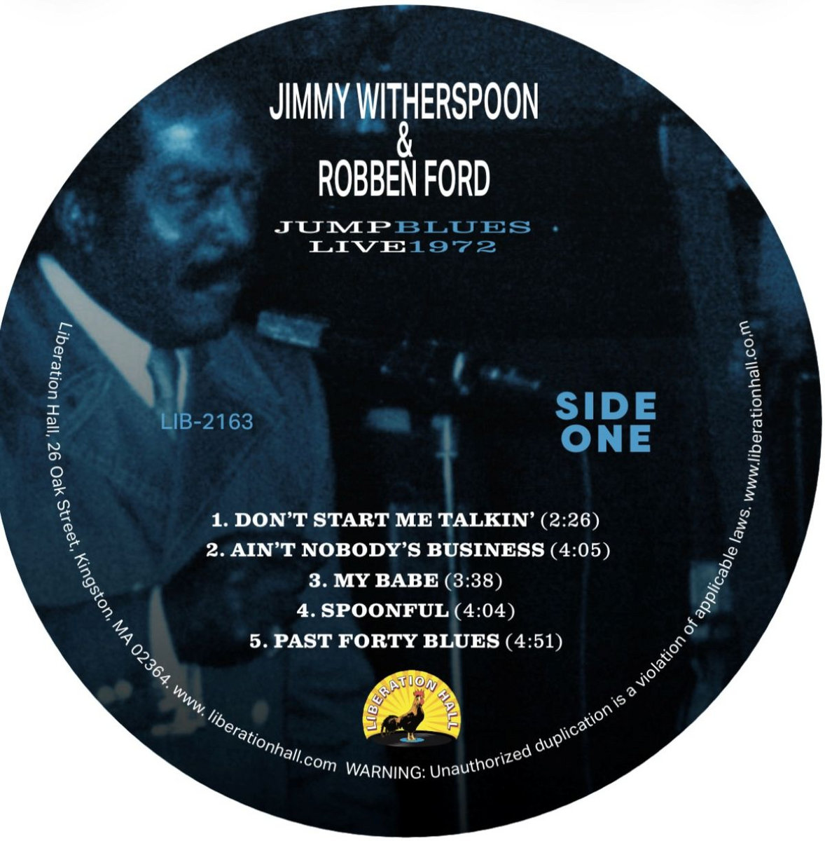 洋楽 Live Jimmy Witherspoon & Robben Ford Amazon.com: Live: CDs & Vinyl