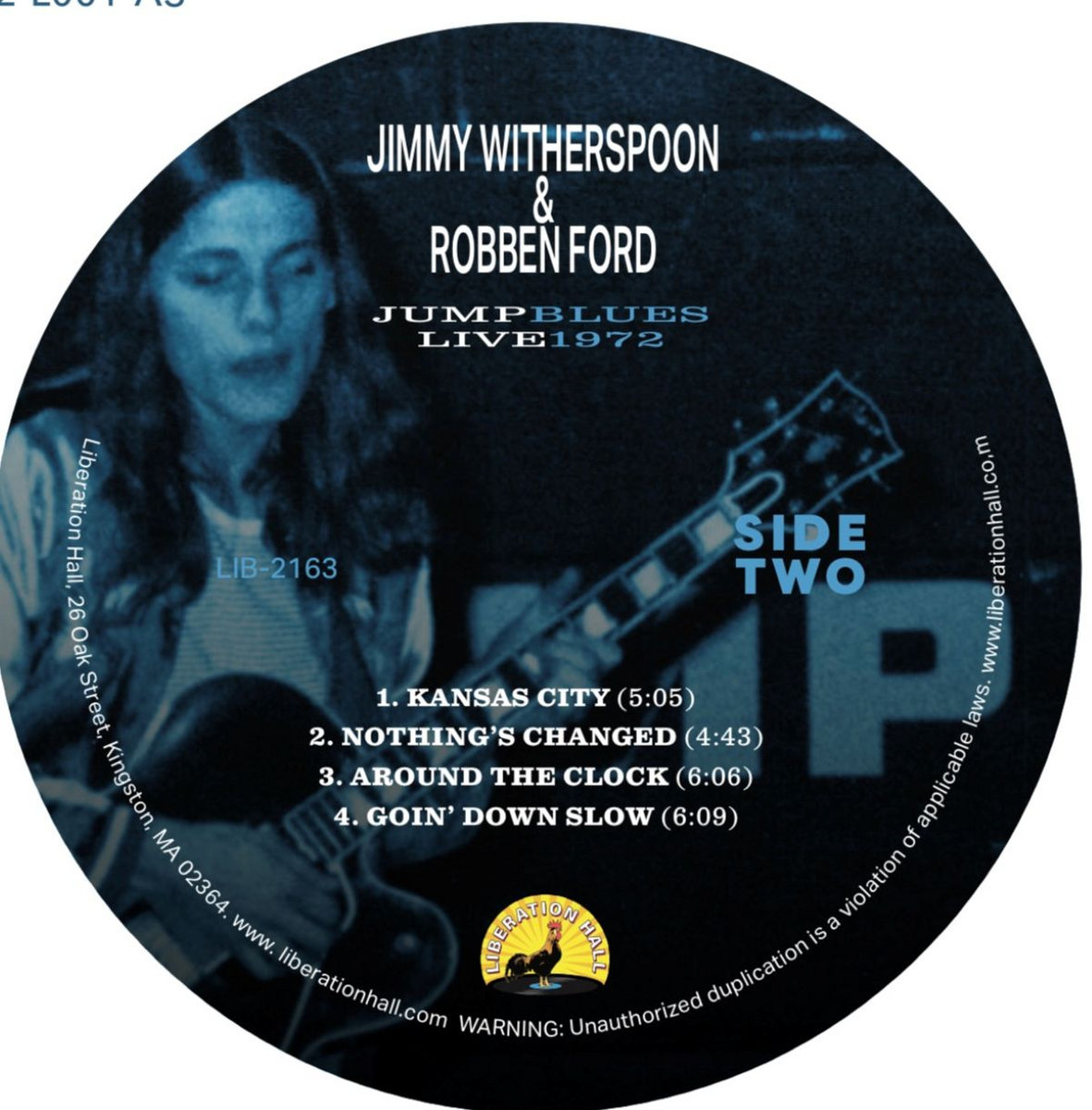 洋楽 Live Jimmy Witherspoon & Robben Ford TVD Radar: Jimmy Witherspoon & Robben Ford, Jump Blues Live 1972