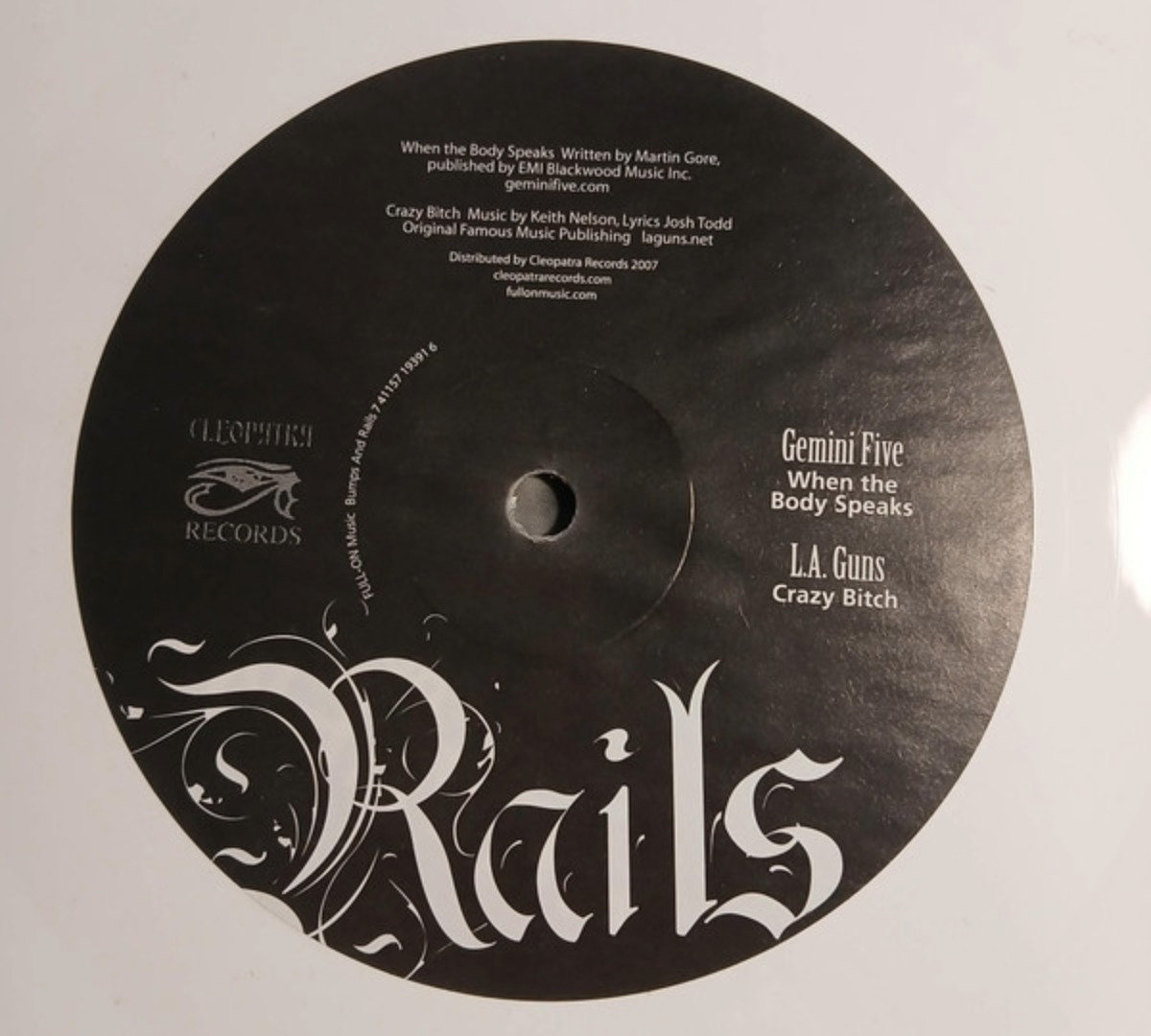 Bumpy Rails Bumps & Rails (Physical Copy Only) | The 69 Eyes, Gemini Five, L.A ...