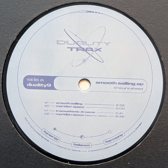 Smooth Sailing EP | 9 Hours Ahead | Duality Trax