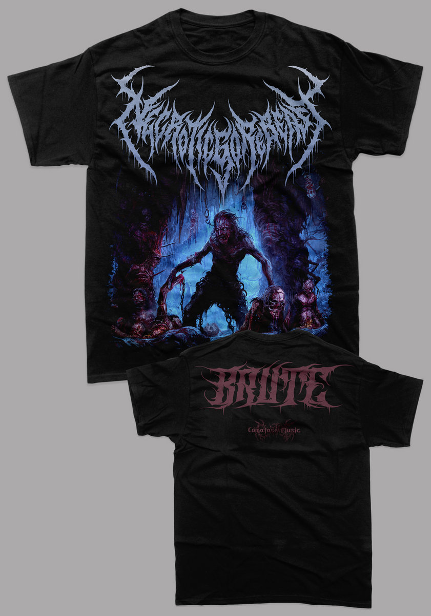 Comatose Music 4枚セット　ブルデス　ブルータルデスメタル Brute' SHIRT (Short Sleeve) | Comatose Music