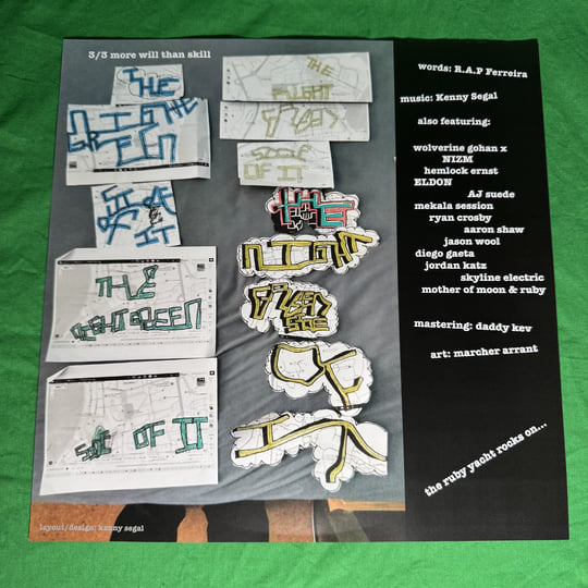 The Night Green Side Of It Vinyl | R.A.P. Ferreira and Kenny Segal
