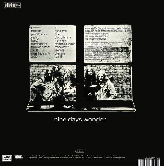 Nine Days' Wonder (1971) | Nine Days' Wonder | bacillus records