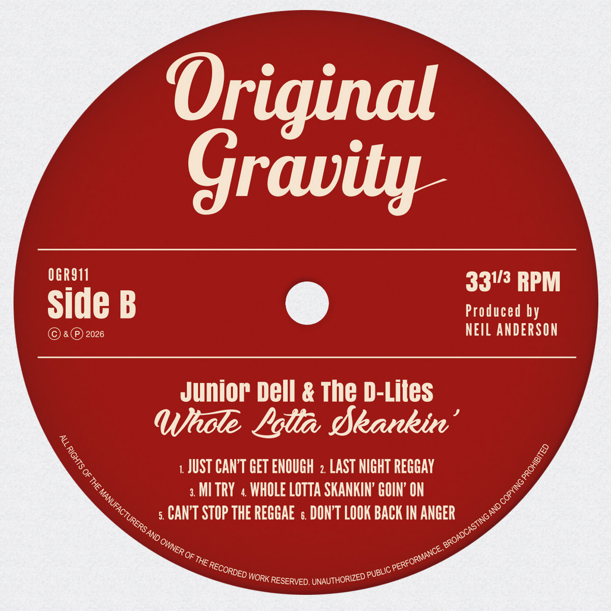 Jump Around | Junior Dell & The D-Lites | Original Gravity