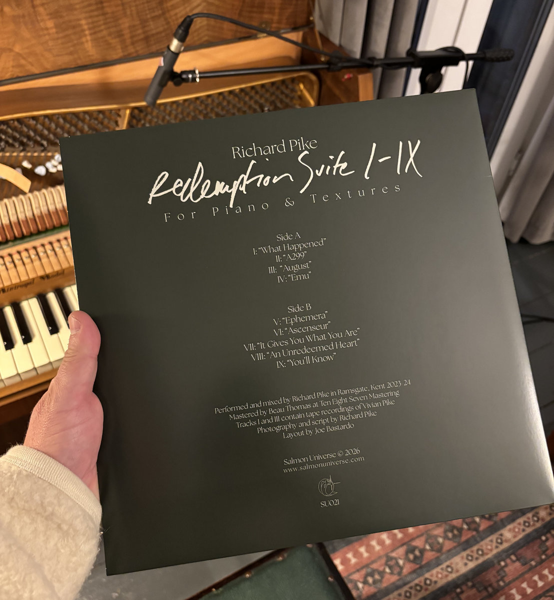 Redemption Suite I-IX: For Piano & Textures | Richard Pike