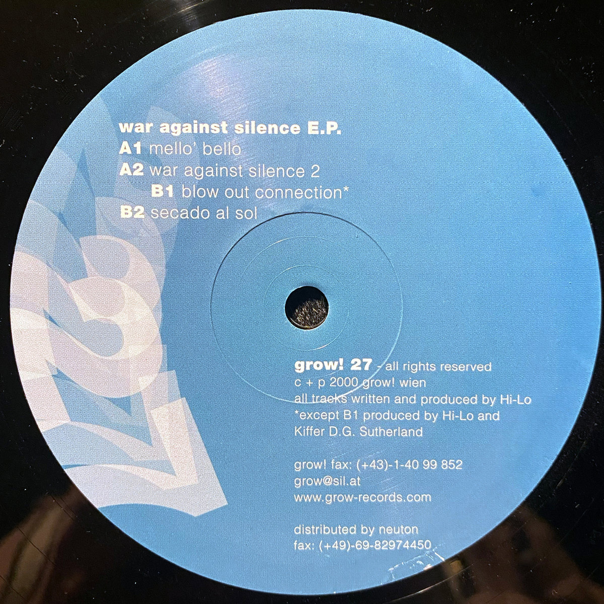 Hi-Lo - War Against Silence E.P.