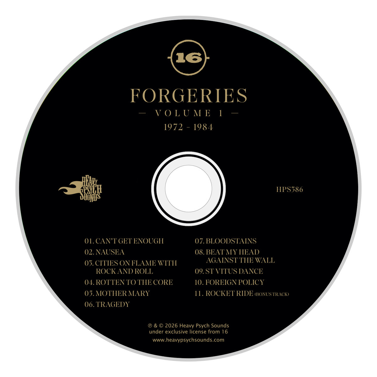16)- - Forgeries Vol 1, 1972 - 1984 | HEAVY PSYCH SOUNDS Records