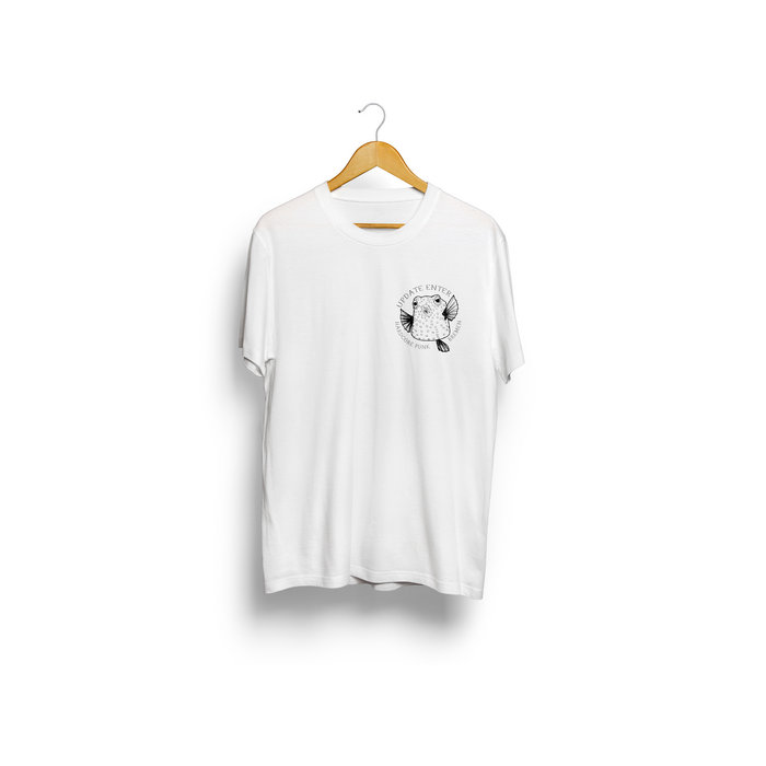 T-Shirt "Kugelfisch" White