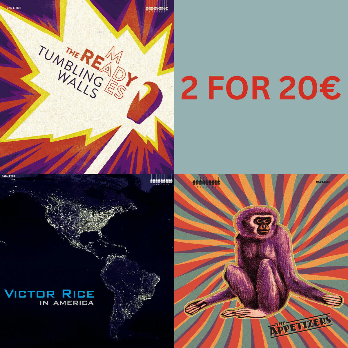 🔥 Storage Clearance – Pick Any 2 Vinyl for 20€ | Badasonic Records