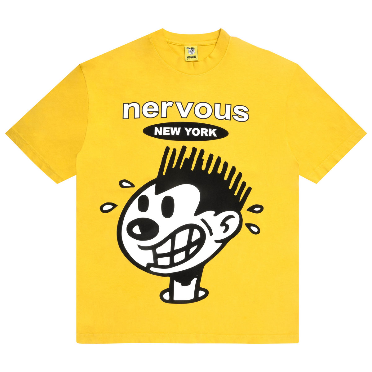 Nervous Highlight T-Shirt (Sunflower Yellow) | Nervous Records