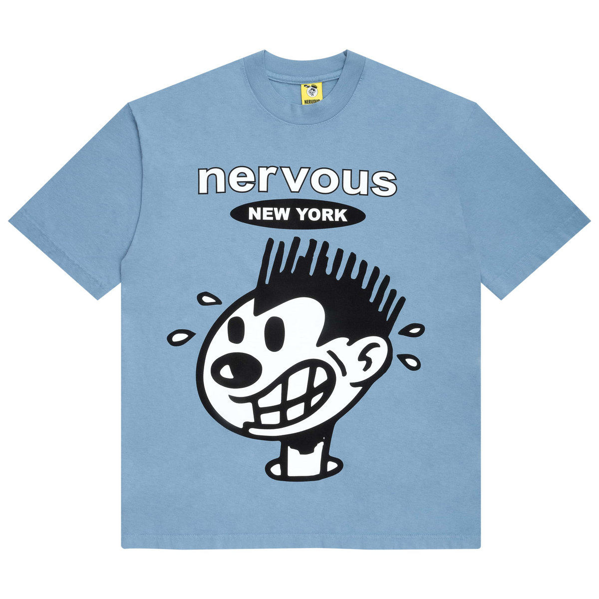 Nervous Highlight T-Shirt (Sky Blue) | Nervous Records