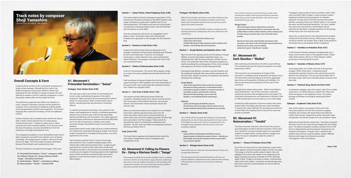 Ecophony Rinne・輪廻交響楽 | Geinoh Yamashirogumi ・芸能山城組