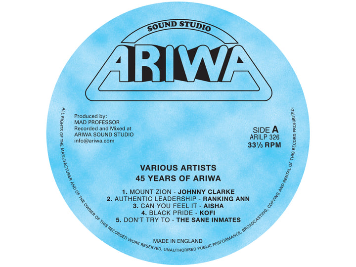 45 Years Of Ariwa | Various Artists | Ariwa