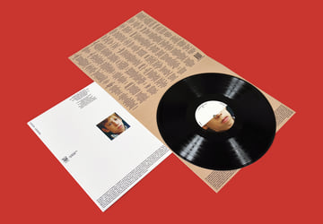 12" Vinyl with folded cover, image 3