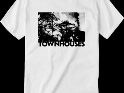 Townhouses Tee — black print