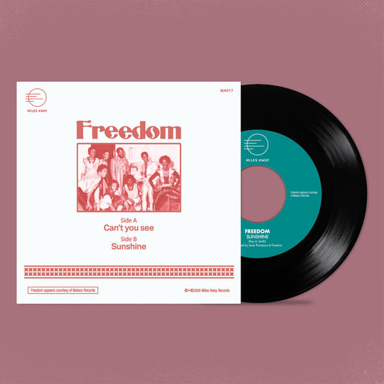 アート・デザイン・音楽 You have more freedom than you're using Can't You See / Sunshine | Freedom | Miles Away Records