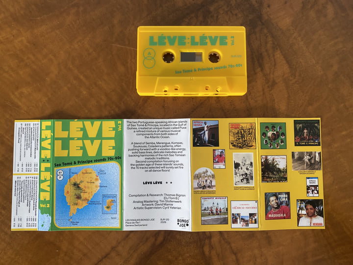 2discs LP Various Leve Leve : Sao Tome &amp; Principe Sounds 70s-80s Vol. BJR040 Les Disques Bongo Jo 未開封 /00520 LÉVE LÉVE Sao Tomé & Principe sounds 70s-80s | Various Artists