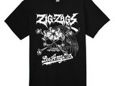 T-shirt Empire Performance Zig Zag – Noir/Blanc – Taille Large – Neuf