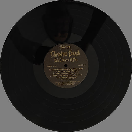Only Theatre of Pain | Christian Death