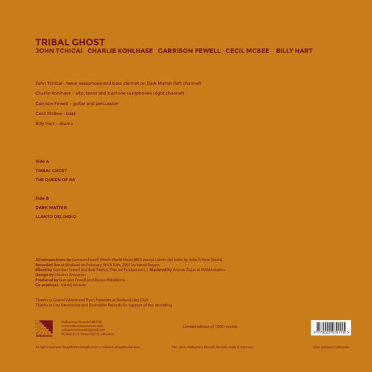 Tribal Ghost | John Tchicai, Charlie Kohlhase, Garrison Fewell